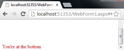 go to bottom using angularjs